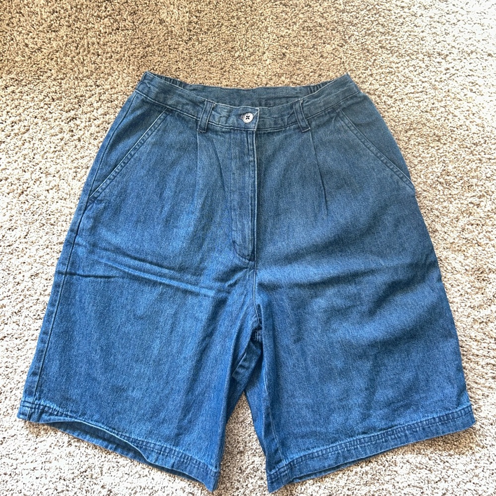 Women's Blue Denim Shorts